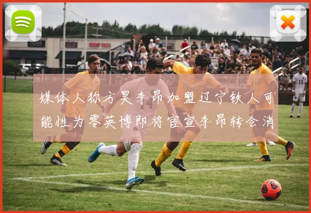 媒体人称方昊李昂加盟辽宁铁人可能性为零英博即将官宣李昂转会消息